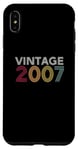 Coque pour iPhone XS Max Vintage 2007 Rétro Couleur Classique Original Anniversaire