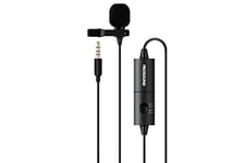 Lavalier Microphone, ProSound PROS-11AU4 Hands-Free Clip-on Lapel Mic with Omnidirectional Condenser for Camera, DSLR, iPhone, Android, Samsung, Sony, PC, Laptop (236inches)