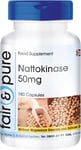 Fair & Pure® - Nattokinase Capsules - 50Mg - 2000 FU per Day - Vegan - 180 Capsu