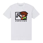 Terraria Unisex vuxen Survivor T-Shirt