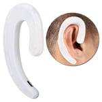 Plyisty Waterproof Headphones, Bone Conduction Headphones Bluetooth Headphones, HBQ-Q25B Bluetooth Headset with Mic for Lodda 1523(white)