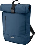 Moleskine Metro Collection RollTop Backpack, Vertical Laptop Bag, Laptop Backpack for Laptop, Notebook, iPad, Computer up to 15 Inch, Dimensions 50 x 32 x 13 cm, Sapphire Blue