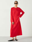 HUSH Taliah Maxi Dress, Deep Red