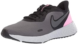 NIKE Men's Nike Revolution 5 Track Field Shoes, Multicolour Black Psychic Pink Dark Grey 004, 5.5 UK