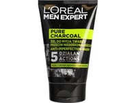 L'oreal_Men Expert Face Wash Gel Against Imperfections Pure Charcoal 100Ml