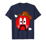 Colour Happy Red Face Hands Cowboy Day Boy Kids Adults 2023 T-Shirt