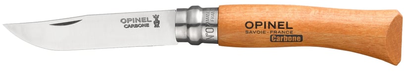 Opinel Lock Knife Carbon No.7 - Beech Wood Handle