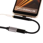 GANKIN XDG ADC 3in1 Type-C Male to 3.5mm Female Nylon Earphone Audio Adapter (Black) (Color : Black)
