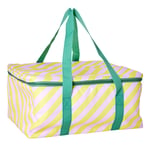 Rice - Cooler Bag Yellow and Lavender Striped