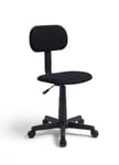 Argos Home Fabric Office Chair - Black