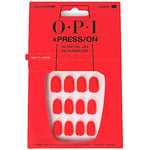 OPI xPRESS/ON - Cajun Shrimp - 30 Faux ongles réutilisables, effet gel - Jusqu'à 14 jours de tenue