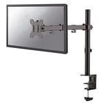 Newstar FPMA-D550BLACK Full Motion Desk Mount (clamp & grommet) for 10-30" Monitor Screen, Height Adjustable - Black