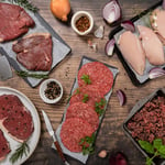 Fresh Lean Meat Pack from Meat Box – Approx 4kg of Lean British Free-Range Chicken and Grass-fed Beef. Expertly Prepared by Specialist Butchers - Order Before mid-Day for Next Day (Mon-Sat).
