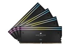 CORSAIR DOMINATOR TITANIUM RGB 64GB 4x16GB DDR5 6400MT/s DIMM Obuffrad 32-40-40-84 Std PMIC XMP 3.0 Black Heatspreader 1.4V