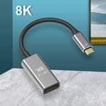 8K 144HZ USB Type C pour displayPort Adaptateur de câble pour ordinateur portable TV PC