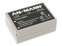 Ansmann A-Can NB 7 L - Pile pour appareil photo Li-Ion 900 mAh - pour Canon PowerShot G10, G11, G12, SX30 IS
