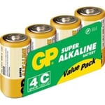 GP Batteries Gp Super Alkaline Lr14 4-pack (gp151036)