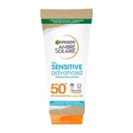 Garnier Ambre Solaire Sensitive Advanced SPF 50+ Skin Protection Lotion 175ml