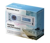 Marine AM/FM/MP3 Stereo Head Unit with Bluetooth