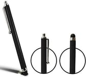ZionEclipse 3 Pack Black Stylus Touch Pens for All Touch Screen Apple Ipads,Ipad Mini,Mobile Phones, Tablets (3x, Black)