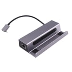 1X(Docking Station for 6 in 1 HUB USB 3.0 for SteamDeck Charging Base