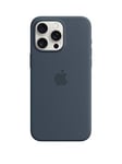 Apple Iphone 15 Pro Max Silicone Case With Magsafe - Storm Blue