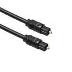 INECK® Câble optique 1.80m - adapté pour la PS3 - Sky - Sky HD - LCD - LED, Plasma - Blu-ray - Home Cinéma