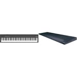 Roland Fp-30X Digital Piano, The Super-Popular Portable Piano—Upgraded (Black) & Protective Dust Cover for 88-Note Keyboards - Kc-L, Black