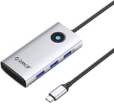 Orico PW11-6P USB-C 6-in-1 Multifunction Hub - Silver