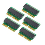 5 pièces PCIe M.2 M clé SSD carte adaptateur pour Macbook Air/Pro 2013 2014 2015 2016 17 M.2 KEY-M SSD carte d'extension
