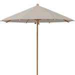 Glatz, Teakwood parasoll 350 cm Kat.5 686 Urban Clay