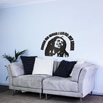 Bob Marley Quote Excuse Me While I Light My Spliff Vinyl Wall Art Decal