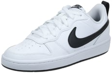 Nike NIKE COURT BOROUGH LOW 2 LITTLE KID, Boy's Basketball Shoe, White Black, 10.5 Child UK (28 EU)