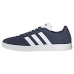 adidas Homme VL Court Chaussures de Fitness, Collegiate Navy FTWR White, Fraction_44_and_2_Thirds EU