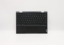 Lenovo Chromebook 300e 2nd Keyboard Palmrest Top Cover US Black 5CB0Y57938