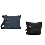 Kipling Women's Alvar Crossbody, Blue Blue 2, One Size Women's Arto Should Bag, One Size, Black Noir