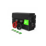Green Cell - Spänningsomvandlare Inverter 24V till 230V 1000W/2000W Ren sinusvåg
