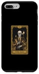 Coque pour iPhone 7 Plus/8 Plus Carte de tarot squelette pour la fête des pères avec tête de mort