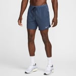 Nike Dri-FIT Stride 2i1 7 Tum Shorts XXL Herr Blå för Löpning