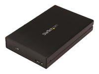 StarTech.com Boîtier USB 3.1 (10 Gb/s) pour disque dur / SSD SATA de 2,5" - USB-A USB-C - Pour disques de 5 à 15 mm en hauteur - Boitier externe - 2.5" - SATA 6Gb/s - USB 3.1 (Gen 2) - noir