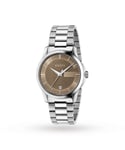 Gucci YA126445 Mens Watch - Silver Stainless Steel - One Size