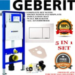 Geberit Duofix UP320 toilet frame FULL SET sigma 30 White Gloss WC 5 in 1