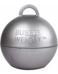 Bubble Weight - Silverfärgad Ballongvikt med Fästring