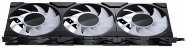 Phanteks M25 Gen2 DRGB 140mm PWM-fläkt (svart, 3-pack)