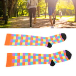 (S M)1 Pair Compression Socks Fashion Colorful Breathable Comfortable Promo REL
