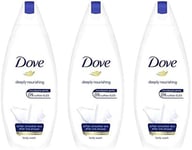 Dove Deeply Nourishing Body Wash 225Ml (Pack of 3)
