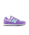 New Balance Girls Girl's Juniors 574 Trainers in Violet Textile - Size UK 5.5