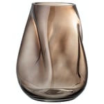 Ingolf, Vase, glas by Bloomingville (H: 26 cm. B: 18 cm. L: 19.5 cm., Brun)