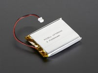 m punkt nu  Lithium Ion Polymer Battery - 3.7v 2400mAh