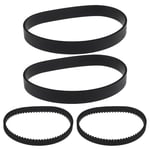 4PCS Replacement Belts for Bissell Proheat DeepClean Essential Carpet Cleaner